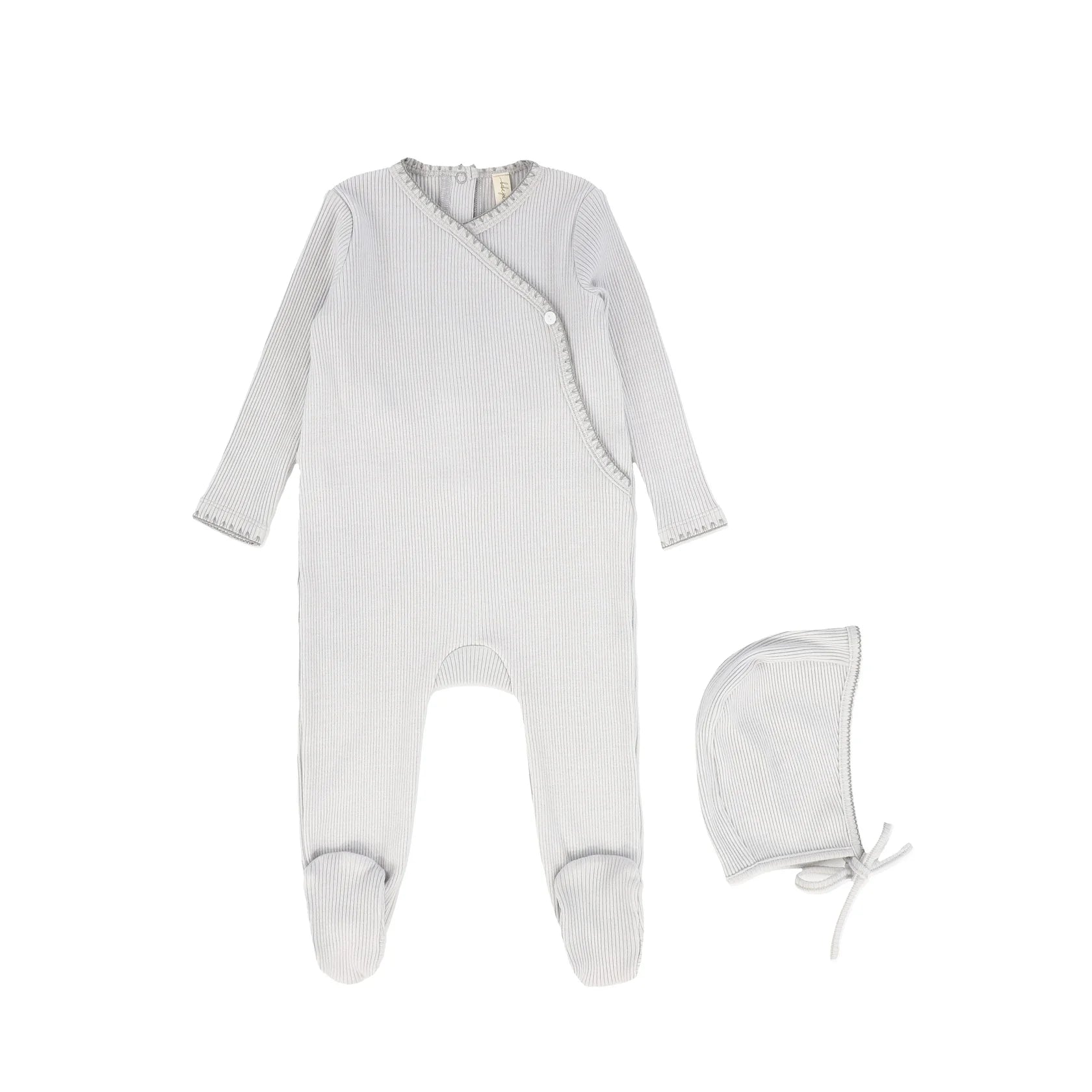 Bebe Jolee Blue Wrap Stitch Footie