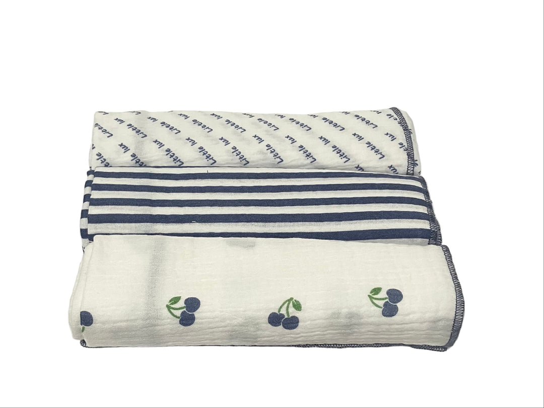 Little Lux Printed Muslin Diaper Cloths