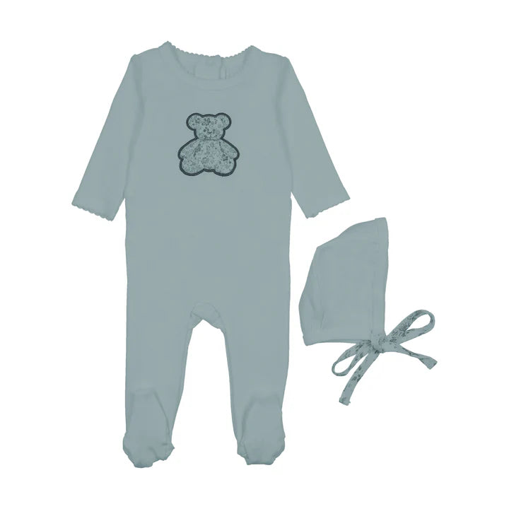 BONETTE - Toile Footie + Hat (2pc set)