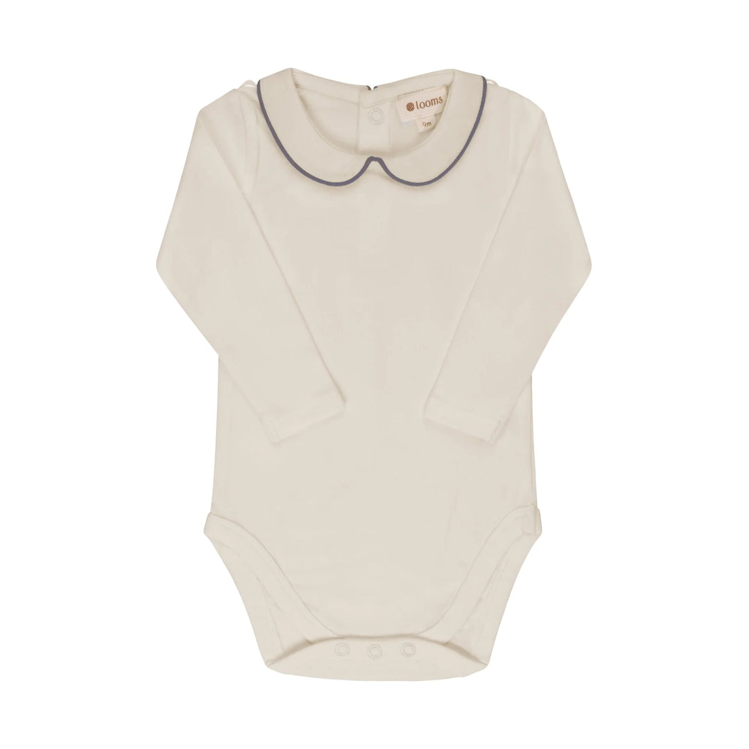 Looms Blue Cable Flat Overall Bodysuit Set