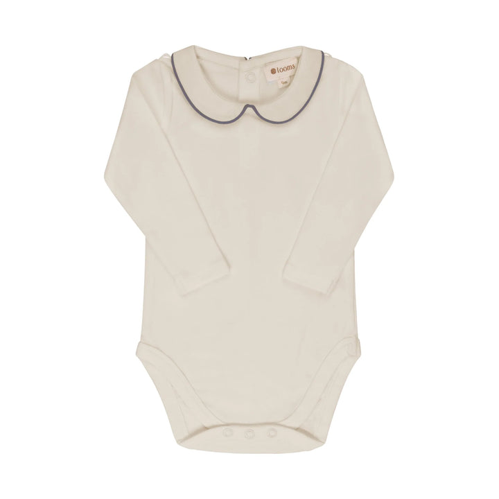Looms Blue Cable Flat Overall Bodysuit Set