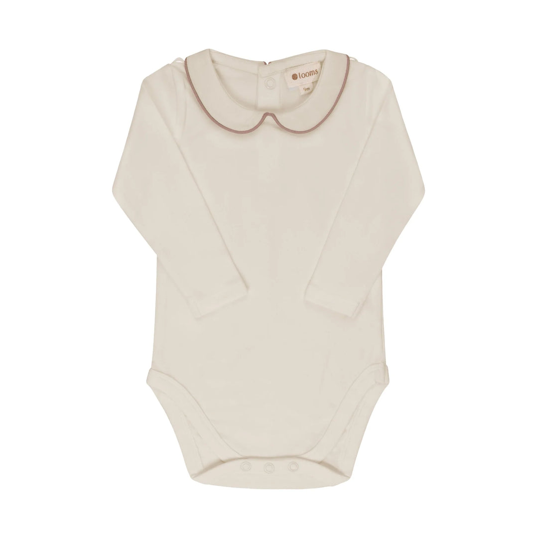 Looms Mauve Cable Flat Overall Bodysuit Set