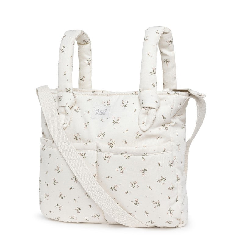 PRINTED CANVAS STROLLER BAG