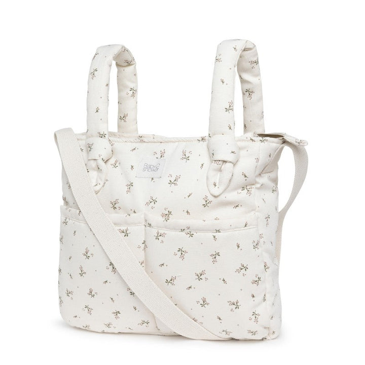 PRINTED CANVAS STROLLER BAG