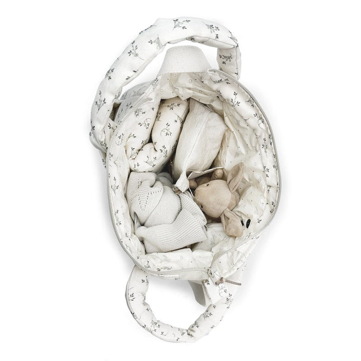 PRINTED CANVAS STROLLER BAG