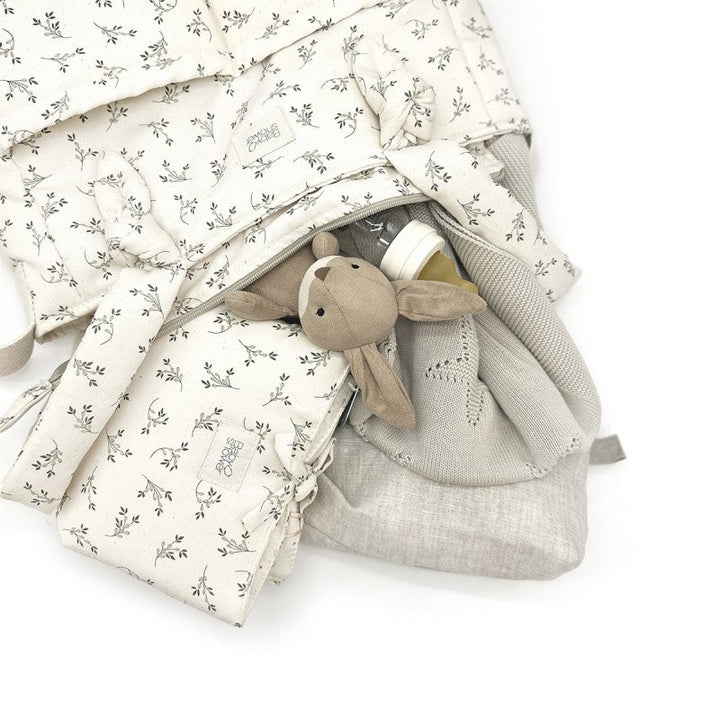 PRINTED CANVAS STROLLER BAG