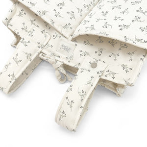 PRINTED CANVAS STROLLER BAG + CHANGING MAT
