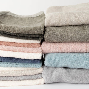 Calla & Friends - Hooded Bath Towel: Petal Pink