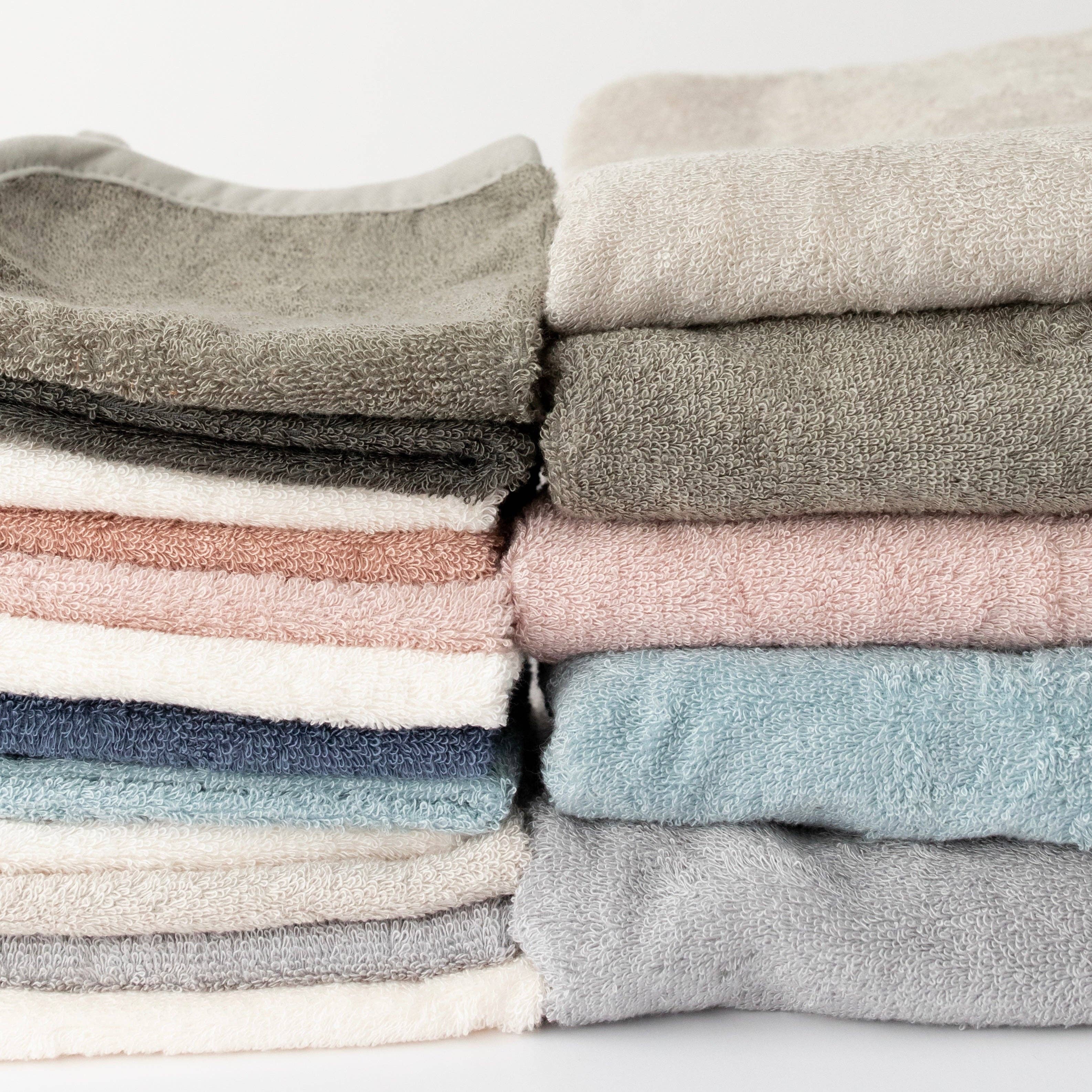 Calla & Friends - Hooded Bath Towel: Petal Pink