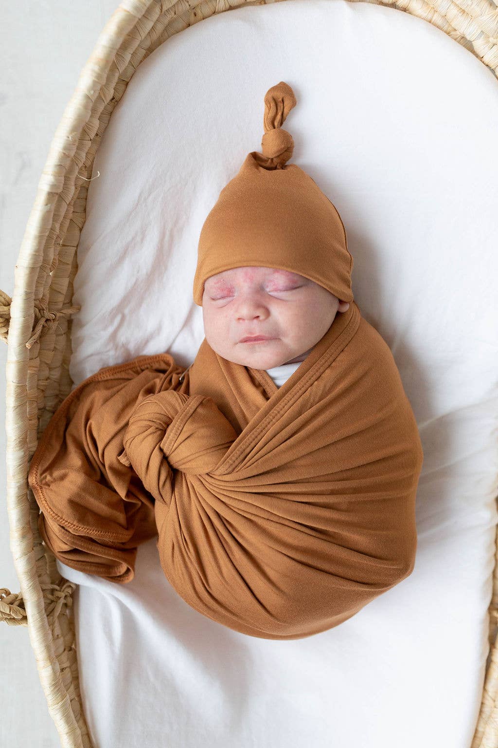Stroller Society - Baby Blankets - Baby Swaddles - Baby Blanket for Girls, Boys: White / Swaddle and Hat