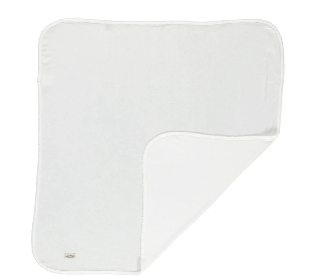 mar mar gentle white blanket