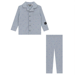 Whipped Cocoa Boys Dotted Print Pajamas