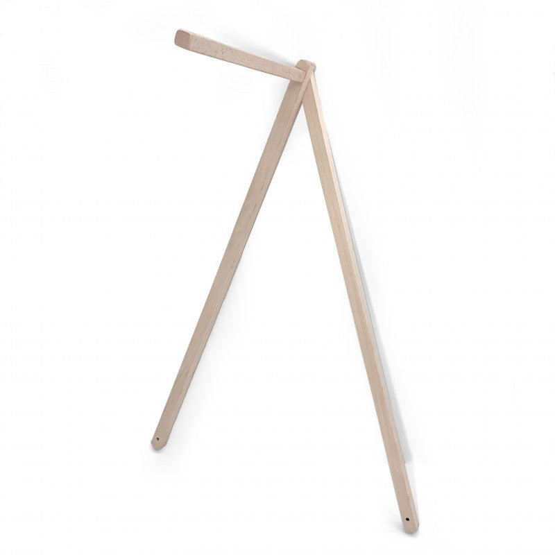 Dreamy Fabric Canopy Ivory with Wood Stand