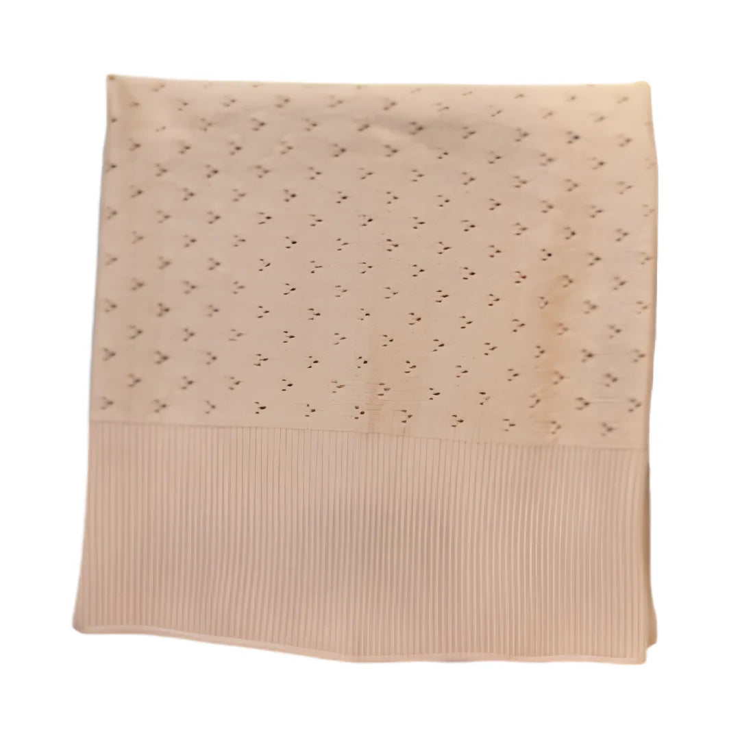 A breathtaking Carmina baby blanket featuring an immaculate anemone floral motif and a cozy, premium drape.