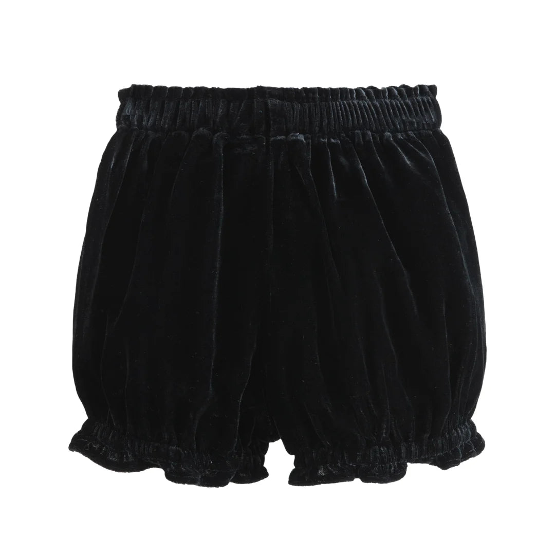 C'era Una Volta – Baby Lilly Shirt & Romeo Bloomer Two-Piece Set | Cream/Black