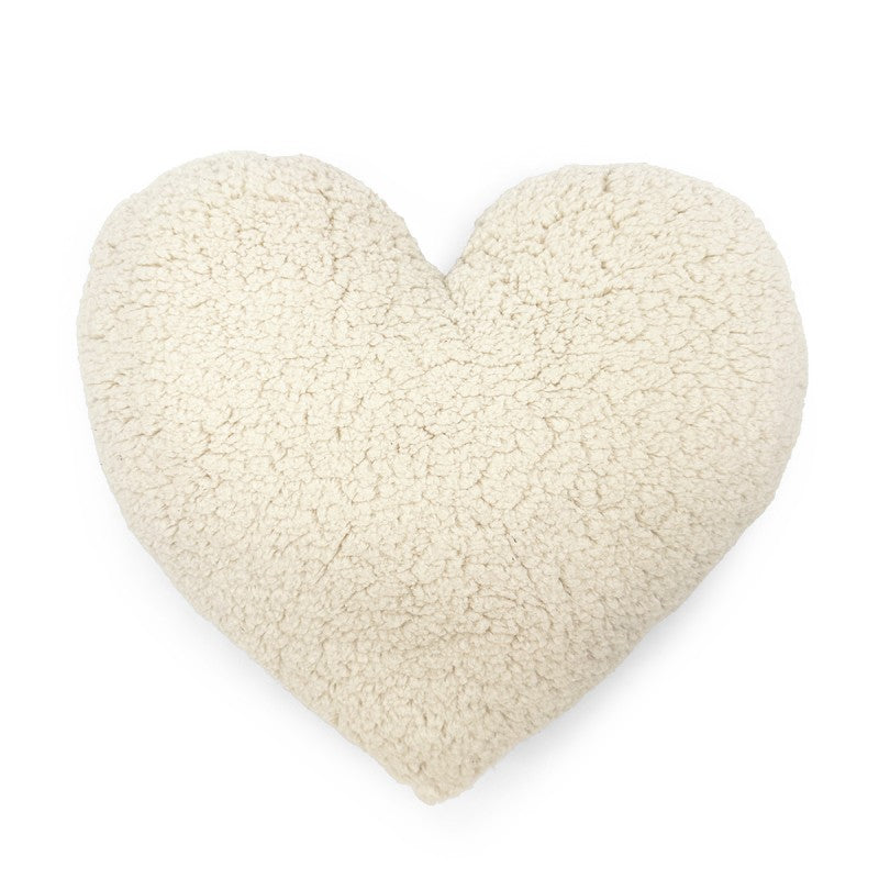 Sherpa fluffy cushion hear