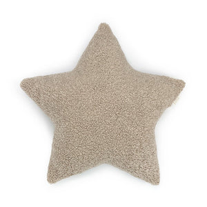 Sherpa fluffy cushion star