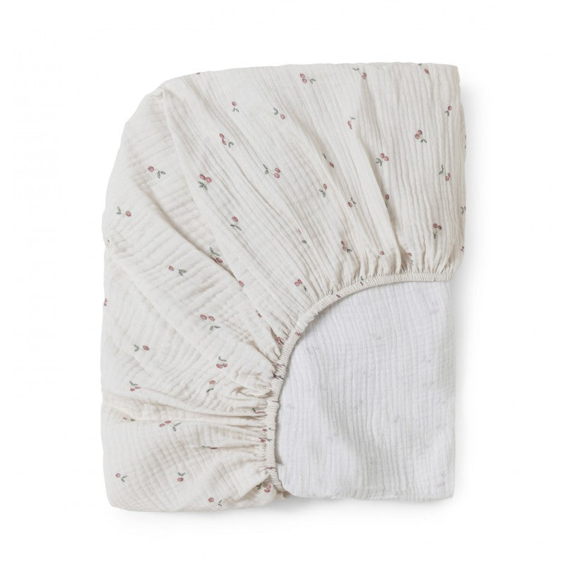 Crib fitted printed sheet