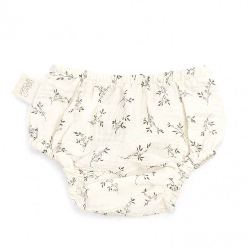 Muslin Printed Baby Bloomers 0-3m