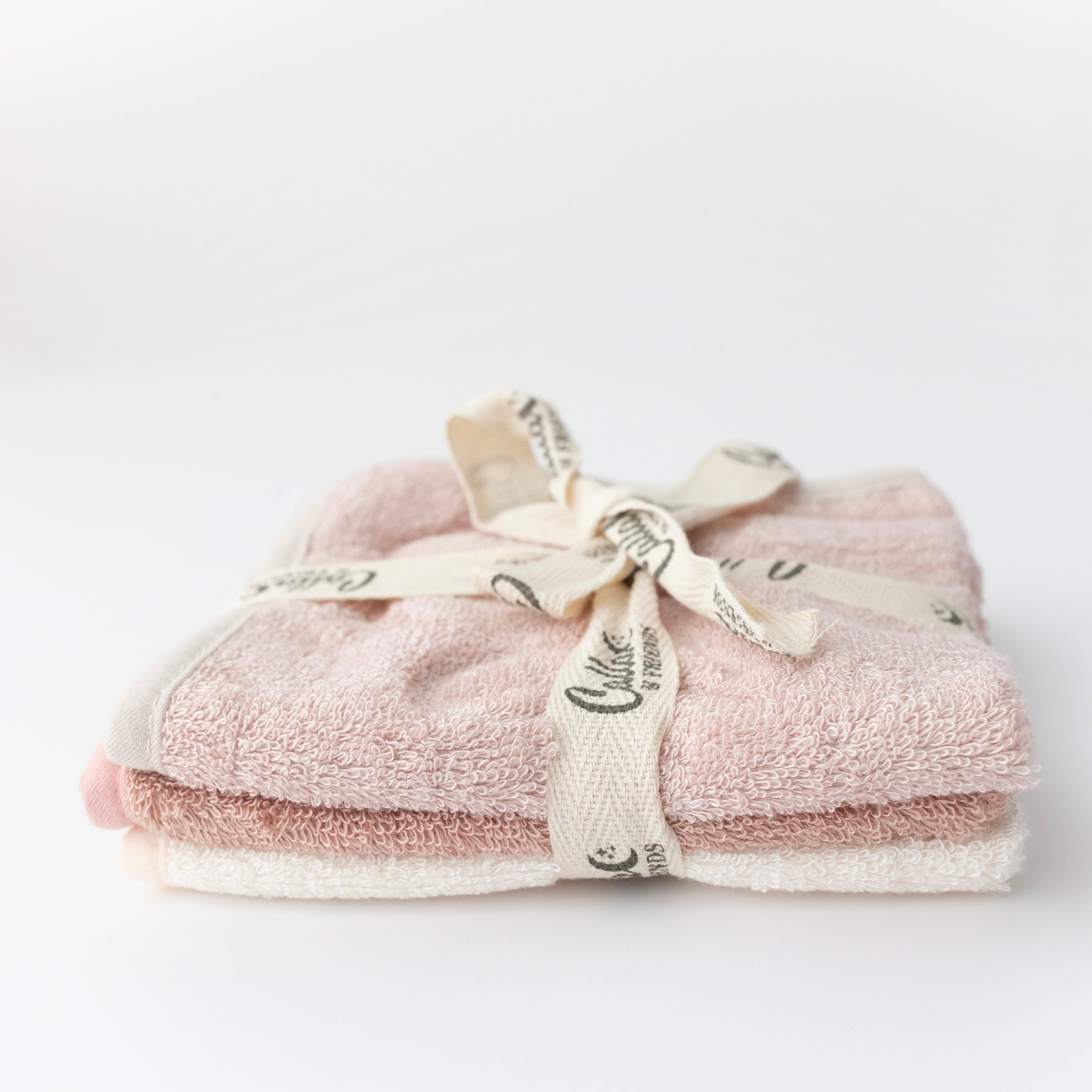 Calla & Friends - Washcloth Set: Powder Blue