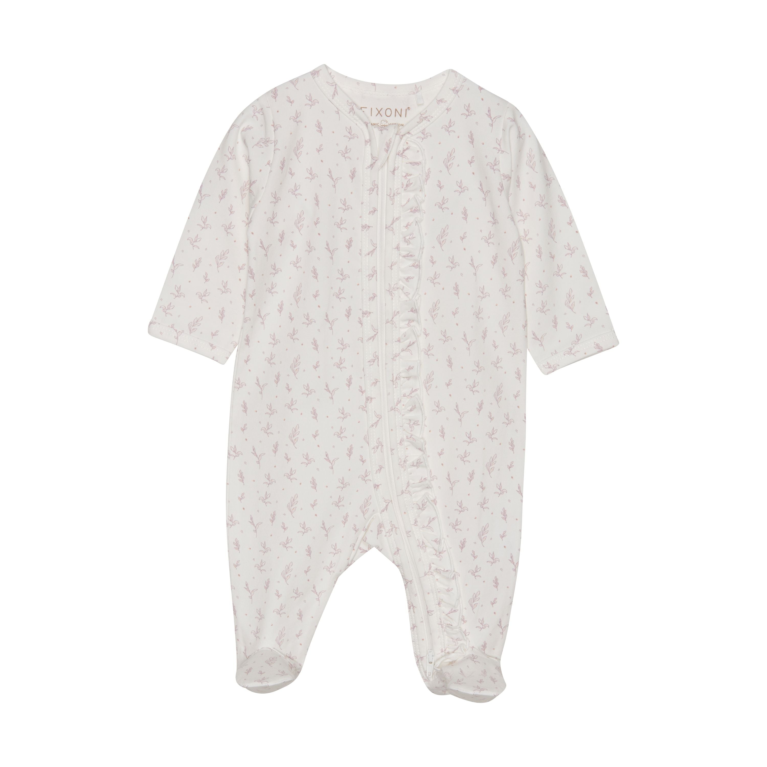 Fixoni Printed Cameo Rose Footie