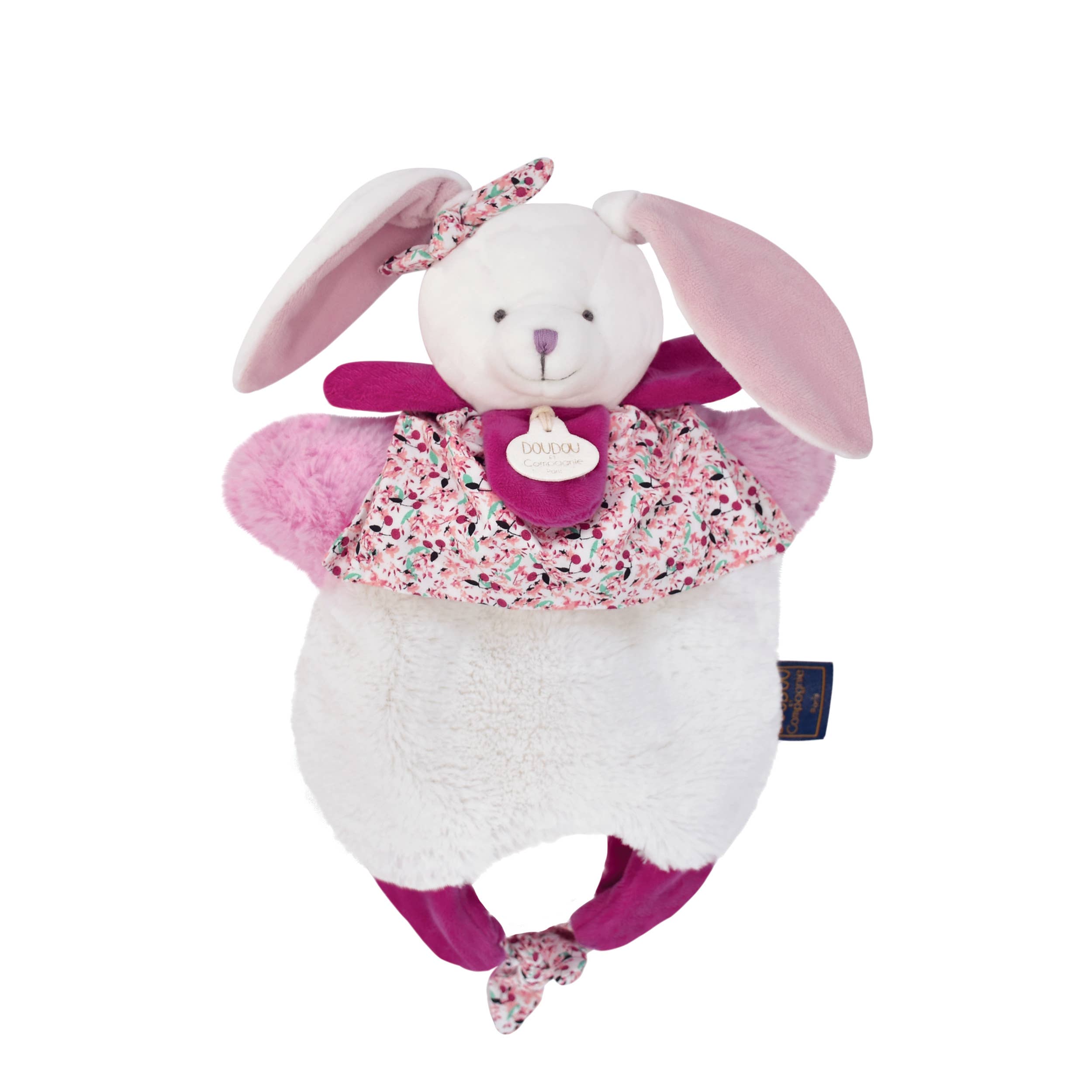 Doudou Et Compagnie - Reversible Bunny Puppet / Carry Bag