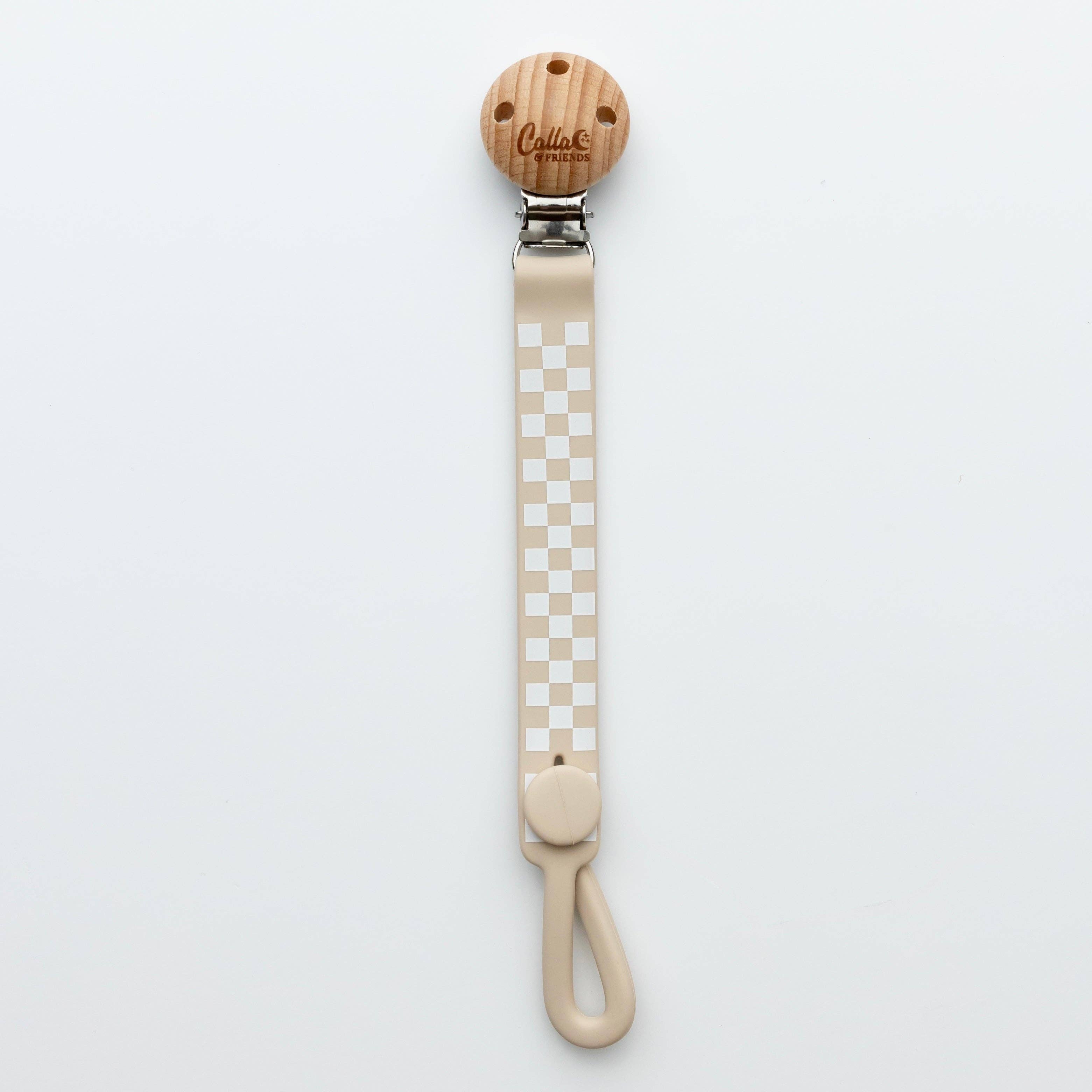 Calla & Friends - Nash Everything Clip - Checkered: Slate Blue