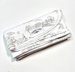 Maison Nola Baby - Grey Toile cotton knit swaddle