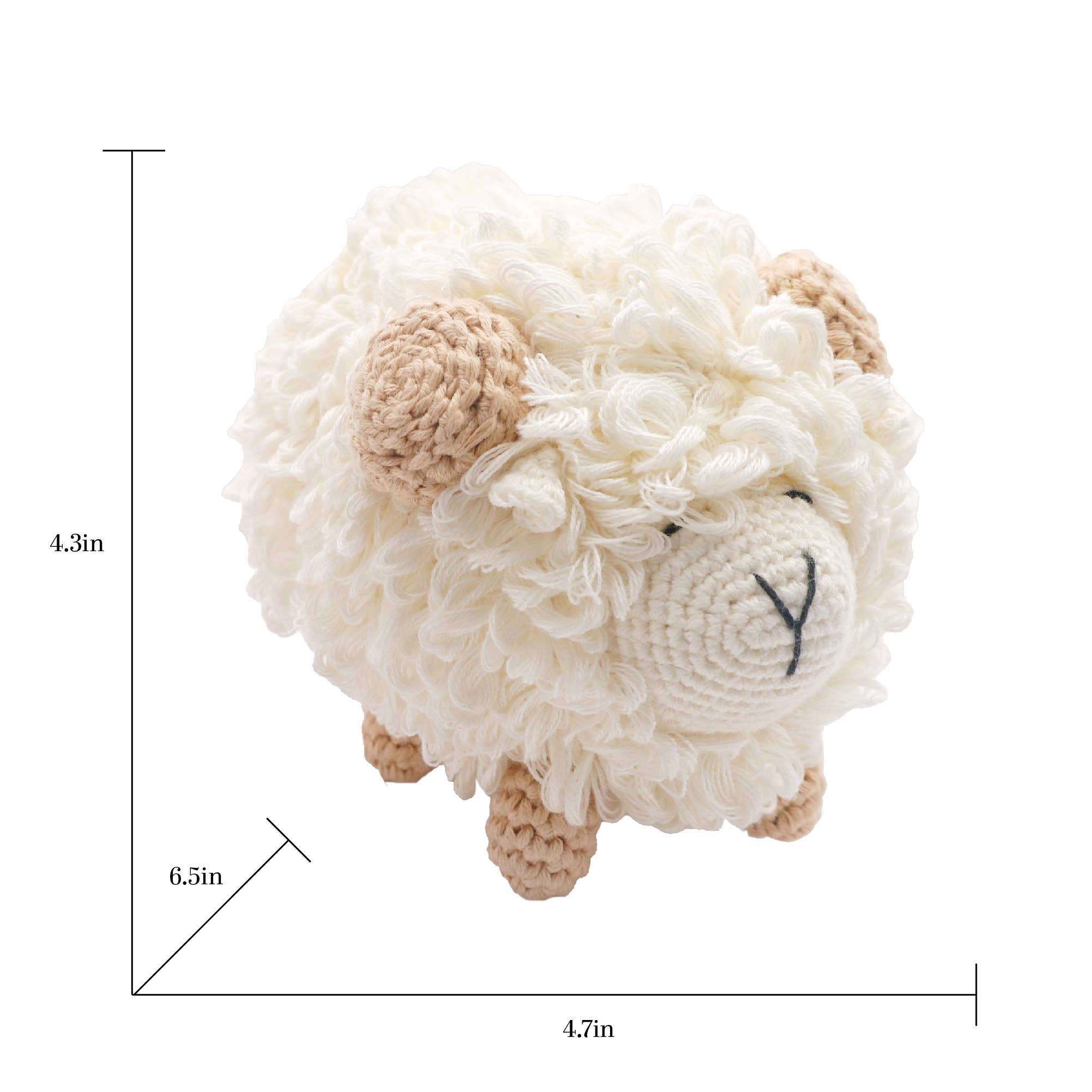 Hands Craft - Handmade Crochet Doll: Mr. Shallis the Sheep