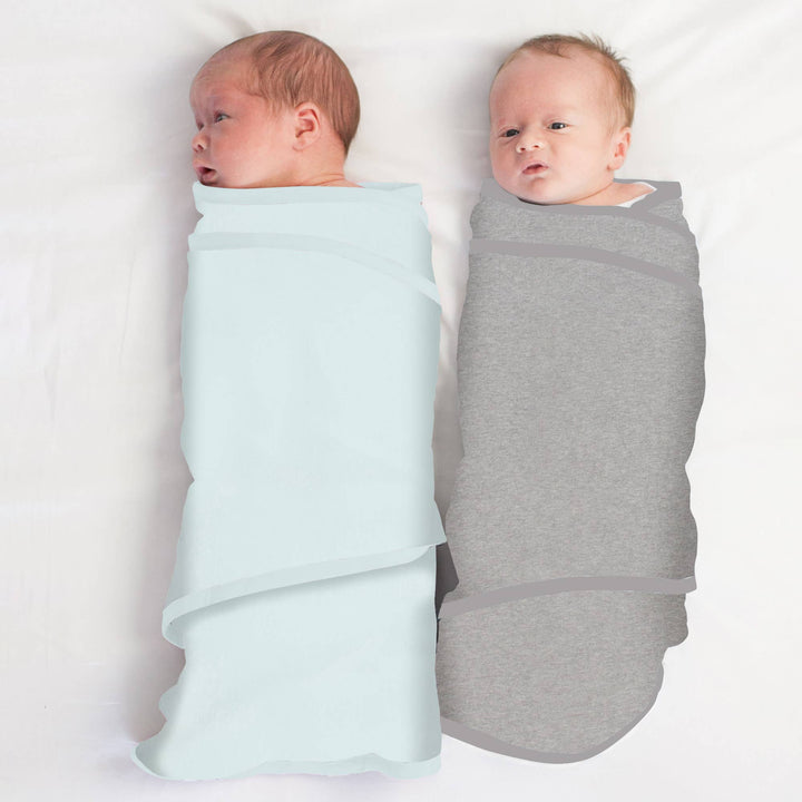 Miracle Blanket- The #1 Pediatrician-recommended Swaddle - Solid Heather Gray Miracle Blanket