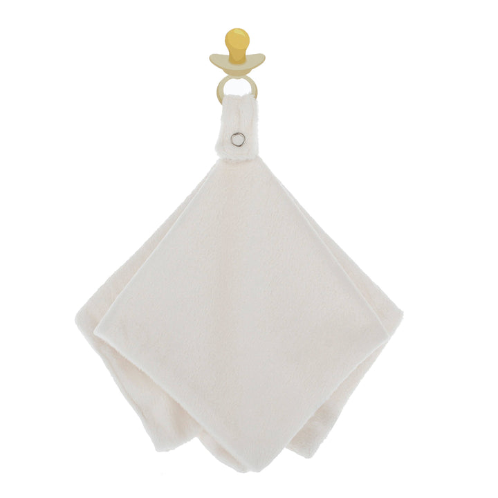 Doodalou - Super Soft Velboa Pacifier Blanket: Light Blue