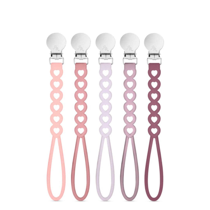 Ryan & Rose - Hart Cutie Clip (Pacifier Clip): Mauve