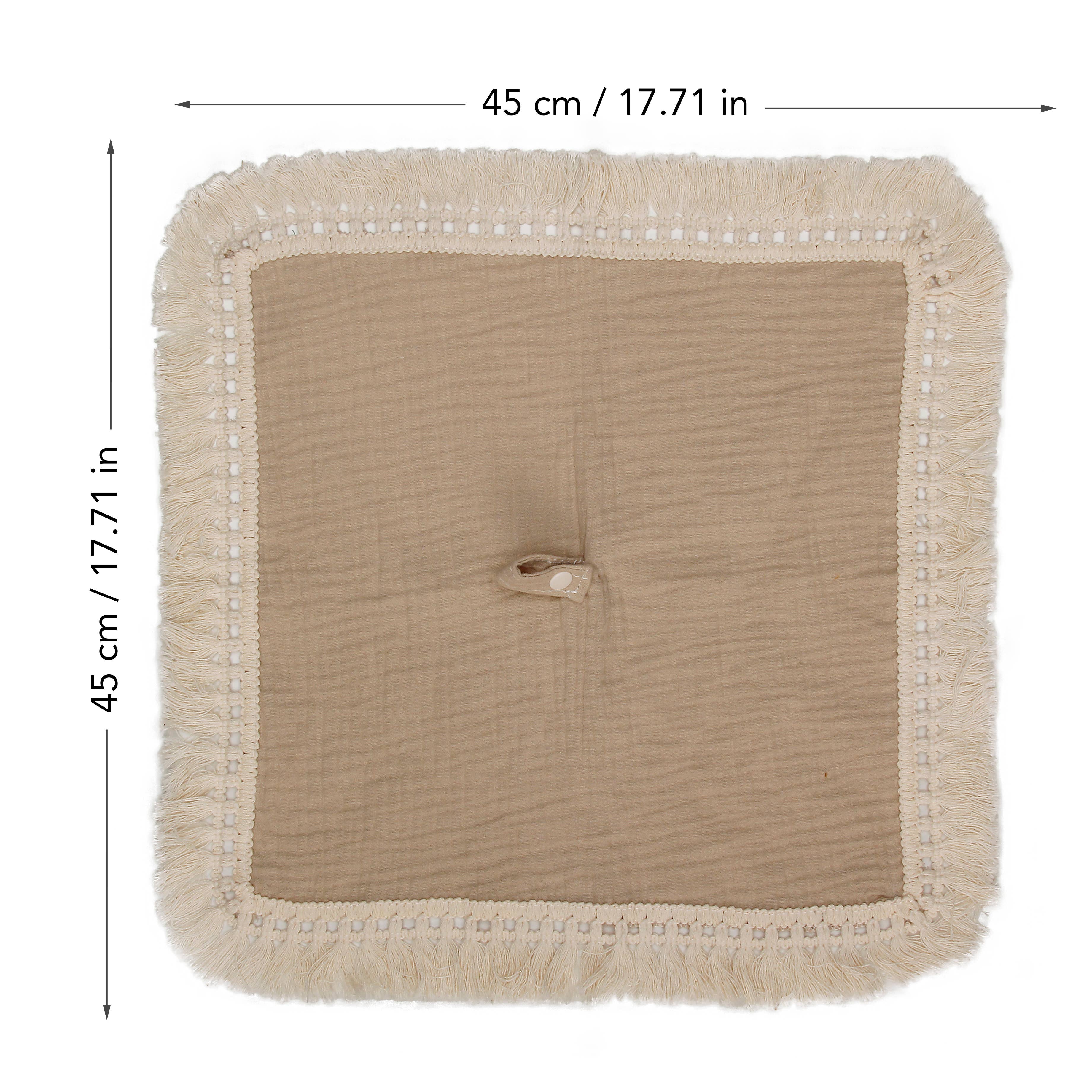 Doodalou - Desert - Muslin Boho Pacifier Blanket with Tassels