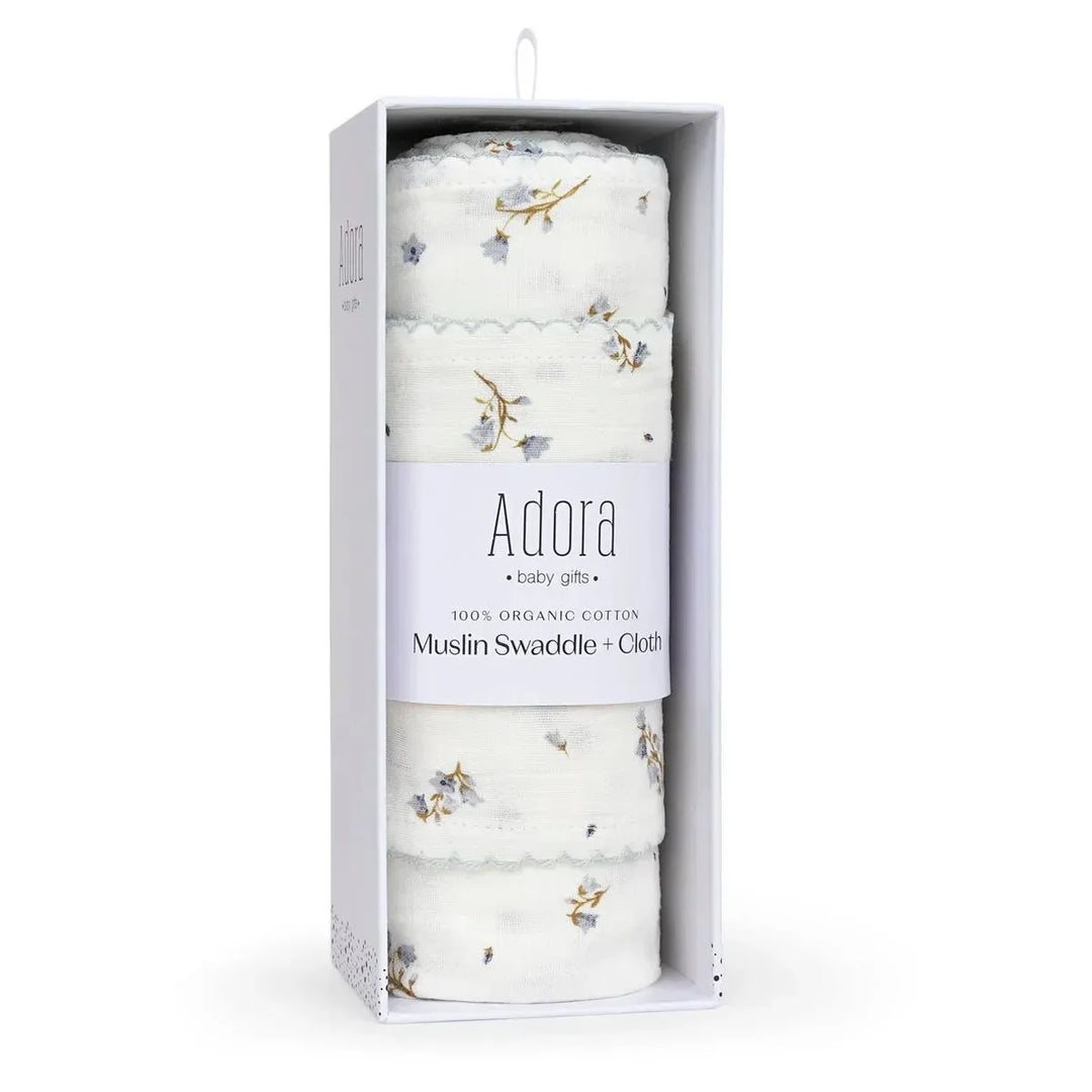 Adora Mini Floral Swaddle + Cloth