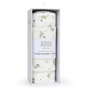Adora Mini Floral Swaddle + Cloth
