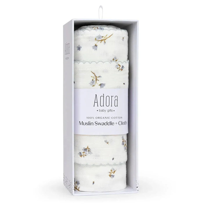 Adora Mini Floral Swaddle + Cloth