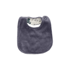bee dee hydrangea floral knot velour bib