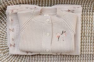 Milk Blossom Cardigan Sweater