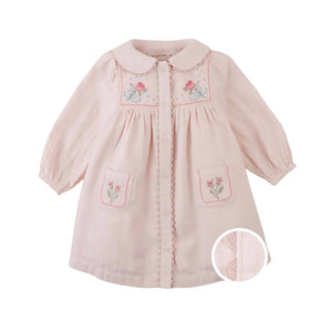 Gingersnaps Baby Lottie Button Down Dress Front 
