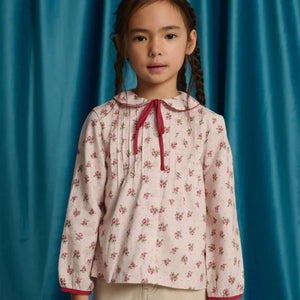 Little Girl wearing the Gingersnaps Caridad Pink Blouse
