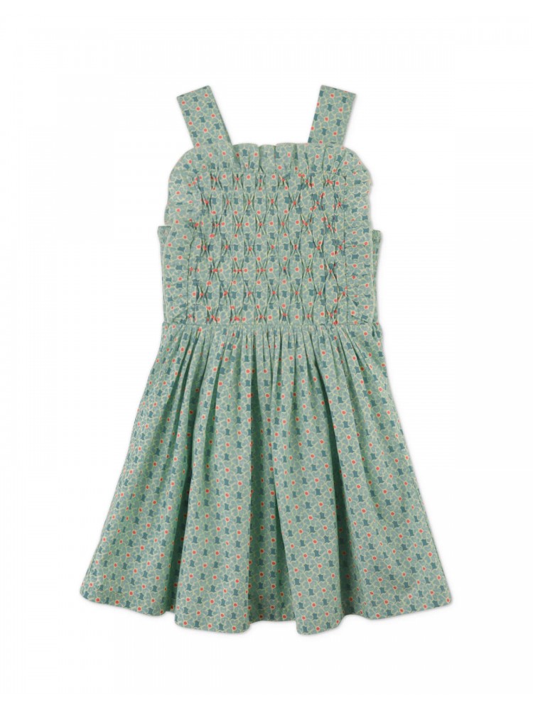 Noemi Apron Dress With Ruffles