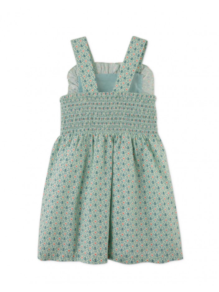 Noemi Apron Dress With Ruffles