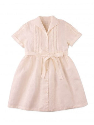 Baby Pink Pintuck Dress