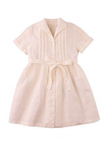 Baby Pink Pintuck Dress