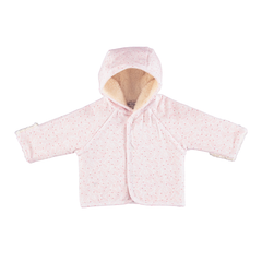 Bebe Organic Idra Pink Leaves Jacket