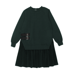 Bopop Green Buckle Dress