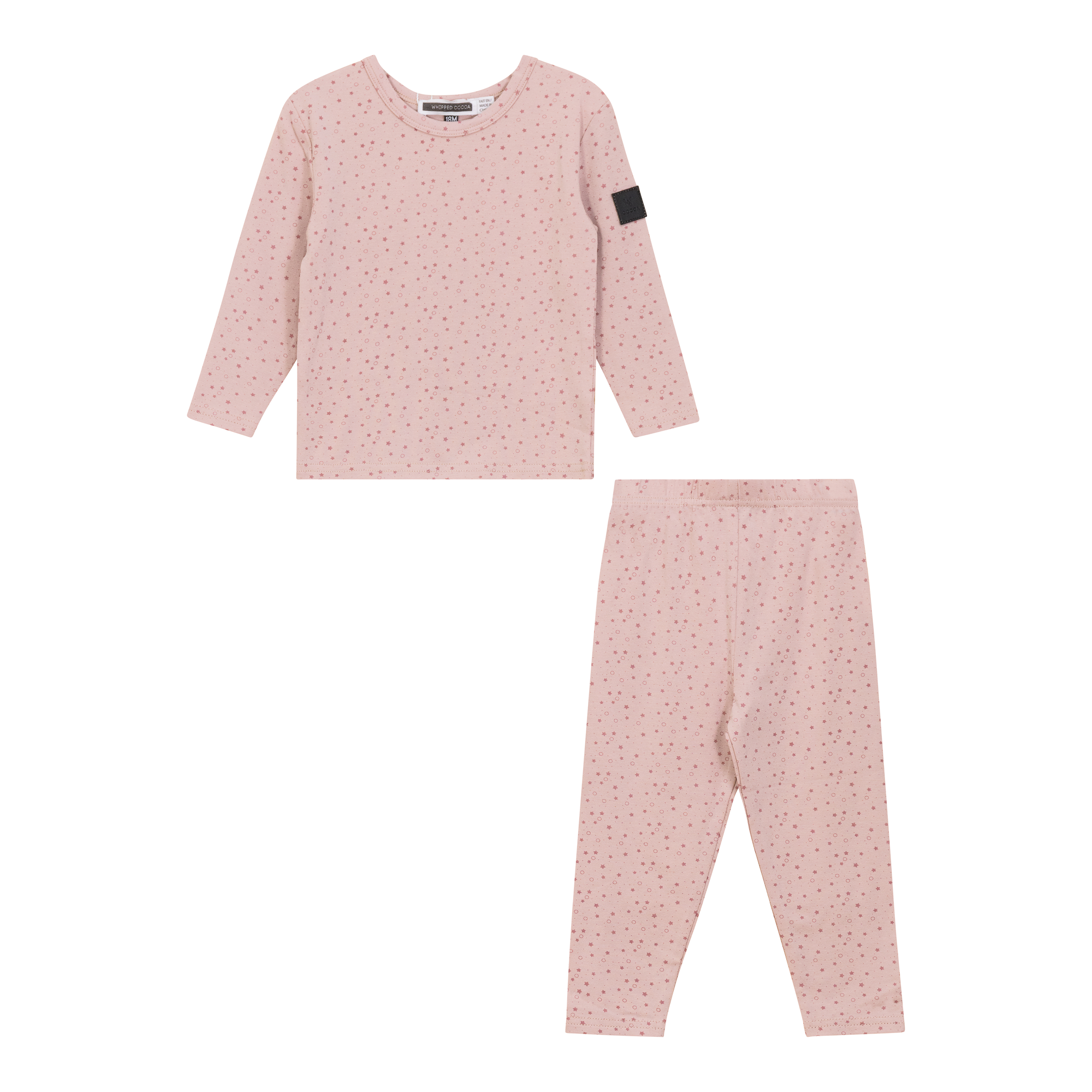 Whipped Cocoa Pink Star Print Modal Lounge Set