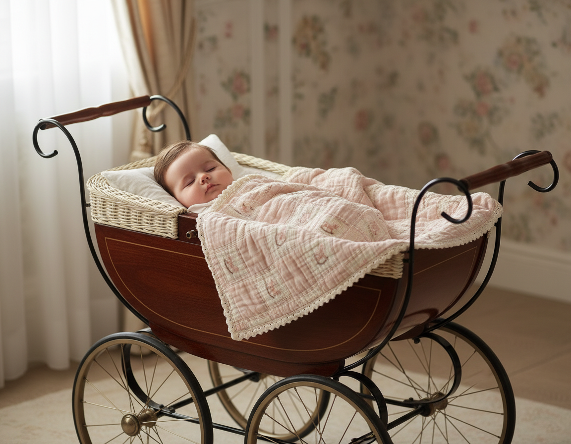 Bebe Organic Rocking Horse Patchwork Blanket