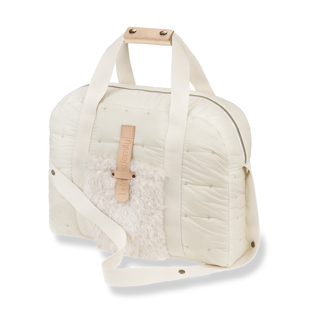 1+ in the Family Ecru Iconic Baby Bag