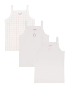 Girls Undershirt Top | 3 Pack